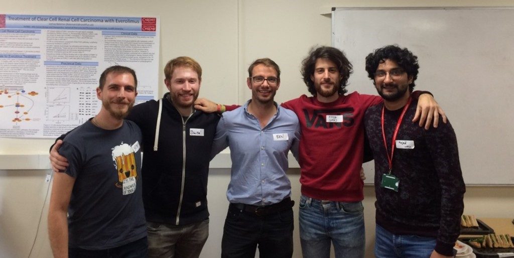 Group of scientists at the Newland Research Group, Cardiff University